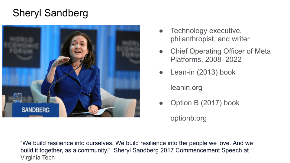 Leader Profile – Sheryl Sandberg